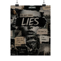 THEIR LIES Collage Matte Poster