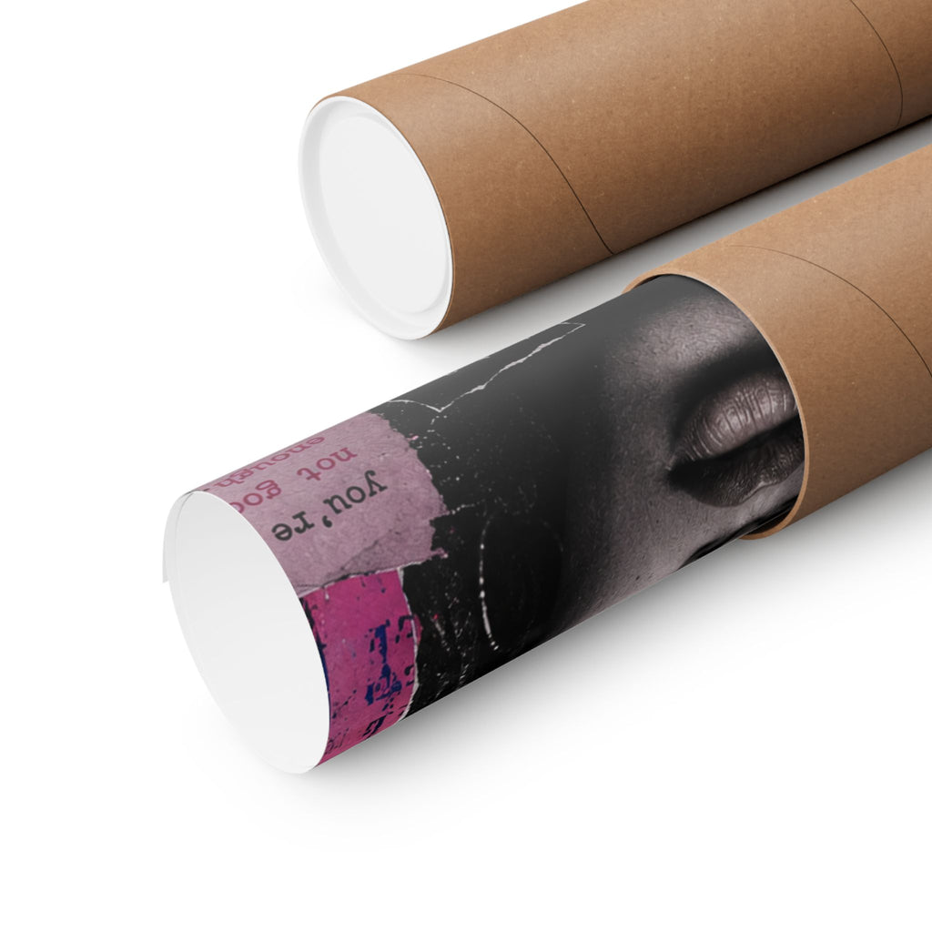 HER LIES Collage Matte Poster