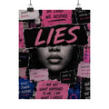 HER LIES Collage Matte Poster