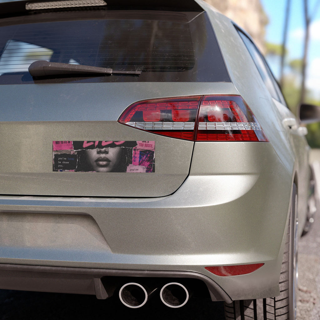 LIES Collage Car Magnet